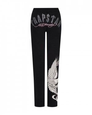 Trapstar x Ed Hardy Jogger Fekete | TS-65110