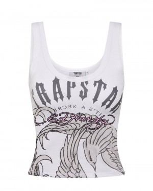 Trapstar x Ed Hardy Vest Fehér | TS-65116